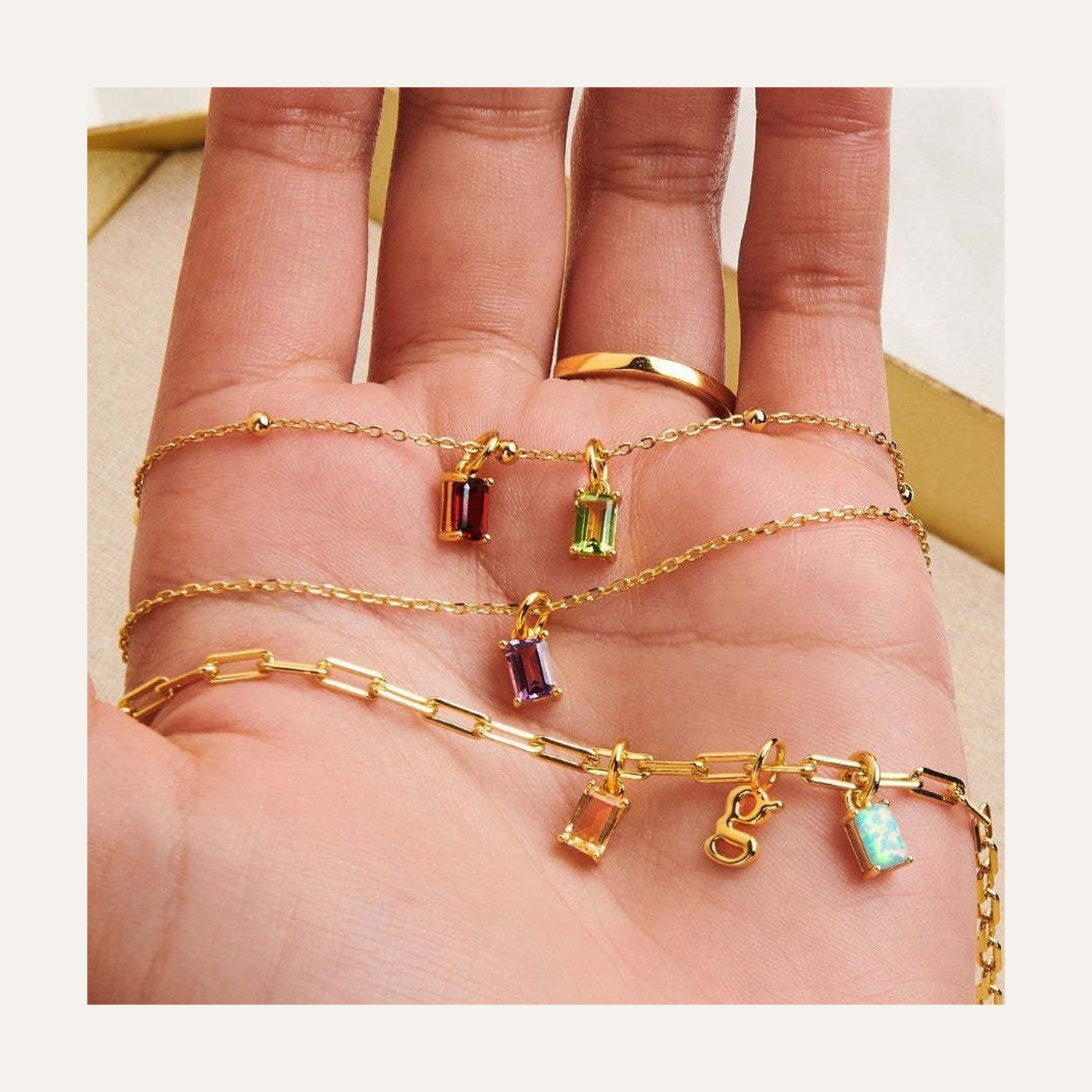 Birthstone Keepsake Necklace